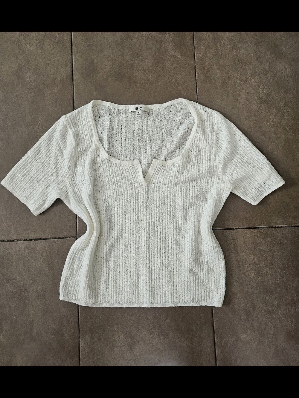 Light Summery Scoop Neck Top